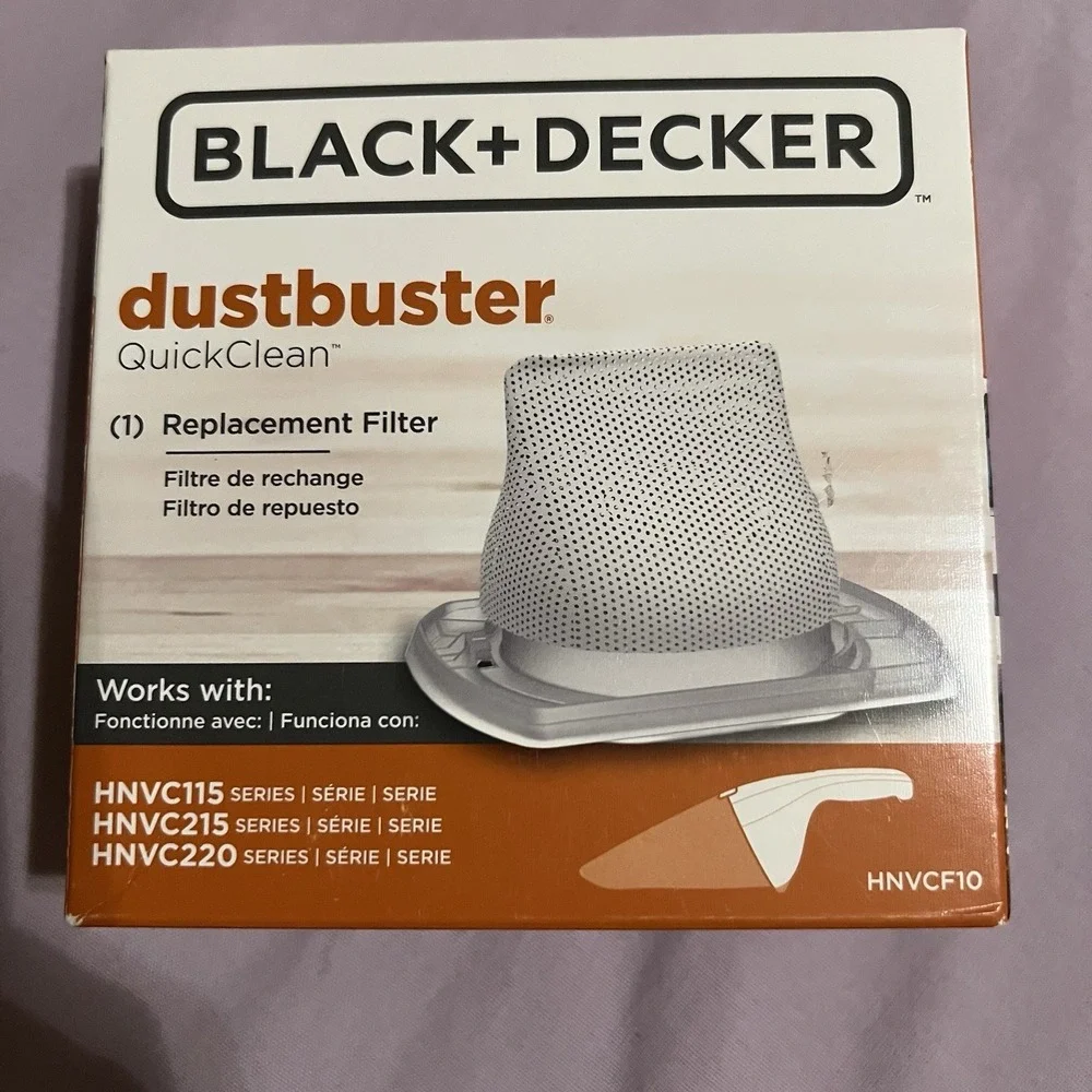 BLACK+DECKER Dustbuster‎ Replacement Filter HNVCF10 HNVC115 HNVC215 HNVC220